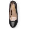 imageDREAM PAIRS Tiffany Womens Classic Elegant Versatile Low Stiletto Heel Dress Platform Pumps ShoesBlackpu