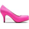 imageDREAM PAIRS Tiffany Womens Classic Elegant Versatile Low Stiletto Heel Dress Platform Pumps ShoesFuchsiaSuede