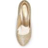 imageDREAM PAIRS Tiffany Womens Classic Elegant Versatile Low Stiletto Heel Dress Platform Pumps ShoesGold