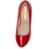 imageDREAM PAIRS Tiffany Womens Classic Elegant Versatile Low Stiletto Heel Dress Platform Pumps ShoesRedPat