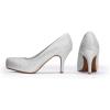 imageDREAM PAIRS Tiffany Womens Classic Elegant Versatile Low Stiletto Heel Dress Platform Pumps ShoesSilver