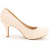 imageDREAM PAIRS Tiffany Womens Classic Elegant Versatile Low Stiletto Heel Dress Platform Pumps ShoesTiffannynudenubuck
