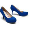 imageDREAM PAIRS Tiffany Womens Classic Elegant Versatile Low Stiletto Heel Dress Platform Pumps ShoesTiffannyroyalblue