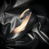 imageDREAM PAIRS Womens Dress Flats Ballet Low Wedge Round Toe Ankle Strap Comfortable Casual Flats ShoesBlackPu1