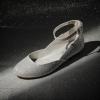 imageDREAM PAIRS Womens Dress Flats Ballet Low Wedge Round Toe Ankle Strap Comfortable Casual Flats ShoesSilver Glitter