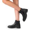 imageDREAM PAIRS Womens Low Heel Chelsea Ankle Boots Fashion Slip On Elastic Fall Booties ShoesBlack1