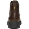 imageDREAM PAIRS Womens Low Heel Chelsea Ankle Boots Fashion Slip On Elastic Fall Booties ShoesBrownPu