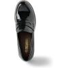 imageDREAM PAIRS Womens Platform Chunky Heeled Loafers Womens Business Casual ShoesBlack Pat