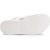 imageDREAM PAIRS Womens SDFS2334W Womens Strappy Flat Sandals Slip On Open Toe Comfot Slides for Summer White Size 9