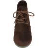 imageDREAM PAIRS Womens Wedge Boots Casual Fashion Lace Up Low Heel Ankle Booties ShoesBrown