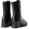 imageDREAM PAIRS Womens Winter Lace up Mid Calf Combat Riding Military BootsBlack