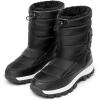 imageDREAM PAIRS Womens Winter Snow Boots Waterproof Lightweight Warm Fashion Janara Mid Calf BootBlack