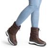 imageDREAM PAIRS Womens Winter Snow Boots Waterproof Lightweight Warm Fashion Janara Mid Calf BootBrown