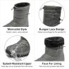 imageDREAM PAIRS Womens Winter Snow Boots Waterproof Lightweight Warm Fashion Janara Mid Calf BootGrey
