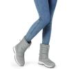 imageDREAM PAIRS Womens Winter Snow Boots Waterproof Lightweight Warm Fashion Janara Mid Calf BootLight Grey