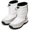 imageDREAM PAIRS Womens Winter Snow Boots Waterproof Lightweight Warm Fashion Janara Mid Calf BootWhite