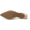 imageDREAM PAIRS Kitten Heels for Women Low Heel Dress Shoes Wedding Dress Closed Toe Pump ShoesNude