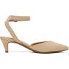 imageDREAM PAIRS Kitten Heels for Women Low Heel Dress Shoes Wedding Dress Closed Toe Pump ShoesNude