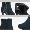 imageDREAM PAIRS Womens Ankle Boots High Stiletto Heel Booties Fashion Zipper Short BootsDarkBlue1