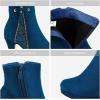 imageDREAM PAIRS Womens Ankle Boots High Stiletto Heel Booties Fashion Zipper Short BootsRoyalBlue1