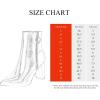 imageDREAM PAIRS Womens Chunky Heel Ankle Booties Pointed Toe Short BootsRedPat3