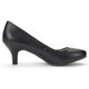 imageDREAM PAIRS Womens Dress Comfortable Low Heel Pump ShoesBlackpu