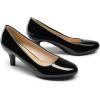 imageDREAM PAIRS Womens Dress Comfortable Low Heel Pump ShoesLuvlyblackpat