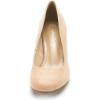 imageDREAM PAIRS Womens Dress Comfortable Low Heel Pump ShoesNudeSuede