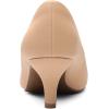 imageDREAM PAIRS Womens Dress Comfortable Low Heel Pump ShoesNudenubuck