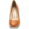 imageDREAM PAIRS Womens Dress Comfortable Low Heel Pump ShoesTanPu