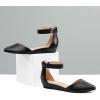 imageDREAM PAIRS Womens Low Wedge Ankle Strap Dress Flats ShoesBlackPu