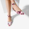 imageDREAM PAIRS Womens Low Wedge Ankle Strap Dress Flats ShoesFloral