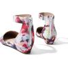 imageDREAM PAIRS Womens Low Wedge Ankle Strap Dress Flats ShoesFloral