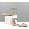 imageDREAM PAIRS Womens Low Wedge Ankle Strap Dress Flats ShoesGoldGlitter
