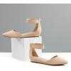 imageDREAM PAIRS Womens Low Wedge Ankle Strap Dress Flats ShoesNudeNubuck