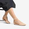 imageDREAM PAIRS Womens Low Wedge Ankle Strap Dress Flats ShoesNudeNubuck