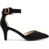 imageDREAM PAIRS Kitten Heel Low Heel for Women Closed Pointed Toe Pumps Wedding Party Sexy Dress Shoes LowpointedBlackNubuck