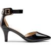 imageDREAM PAIRS Kitten Heel Low Heel for Women Closed Pointed Toe Pumps Wedding Party Sexy Dress Shoes LowpointedBlackPat