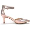 imageDREAM PAIRS Kitten Heel Low Heel for Women Closed Pointed Toe Pumps Wedding Party Sexy Dress Shoes LowpointedChampagne
