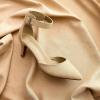imageDREAM PAIRS Kitten Heel Low Heel for Women Closed Pointed Toe Pumps Wedding Party Sexy Dress Shoes LowpointedNudeSuede
