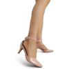 imageDREAM PAIRS Kitten Heel Low Heel for Women Closed Pointed Toe Pumps Wedding Party Sexy Dress Shoes LowpointedPinkPat