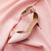 imageDREAM PAIRS Kitten Heel Low Heel for Women Closed Pointed Toe Pumps Wedding Party Sexy Dress Shoes LowpointedPinkSuede