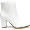 imageDREAM PAIRS Womens Ankle Boots Chunky Block Heel BootiesWhitepu