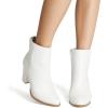 imageDREAM PAIRS Womens Ankle Boots Chunky Block Heel BootiesWhitepu