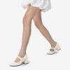 imageDREAM PAIRS Womens ClosedToe PumpsBright Beige White