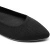 imageDREAM PAIRS Womens Dress Pointed Toe Flats Ballet Comfort Soft Slip On Casual Flat Shoes for Work Office BusinessBlackknit