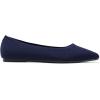 imageDREAM PAIRS Womens Dress Pointed Toe Flats Ballet Comfort Soft Slip On Casual Flat Shoes for Work Office BusinessNavyknit