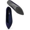 imageDREAM PAIRS Womens Dress Pointed Toe Flats Ballet Comfort Soft Slip On Casual Flat Shoes for Work Office BusinessNavyknit