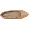 imageDREAM PAIRS Womens Dress Pointed Toe Flats Ballet Comfort Soft Slip On Casual Flat Shoes for Work Office BusinessNude Pu