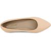 imageDREAM PAIRS Womens Dress Pointed Toe Flats Ballet Comfort Soft Slip On Casual Flat Shoes for Work Office BusinessNudeNubuck